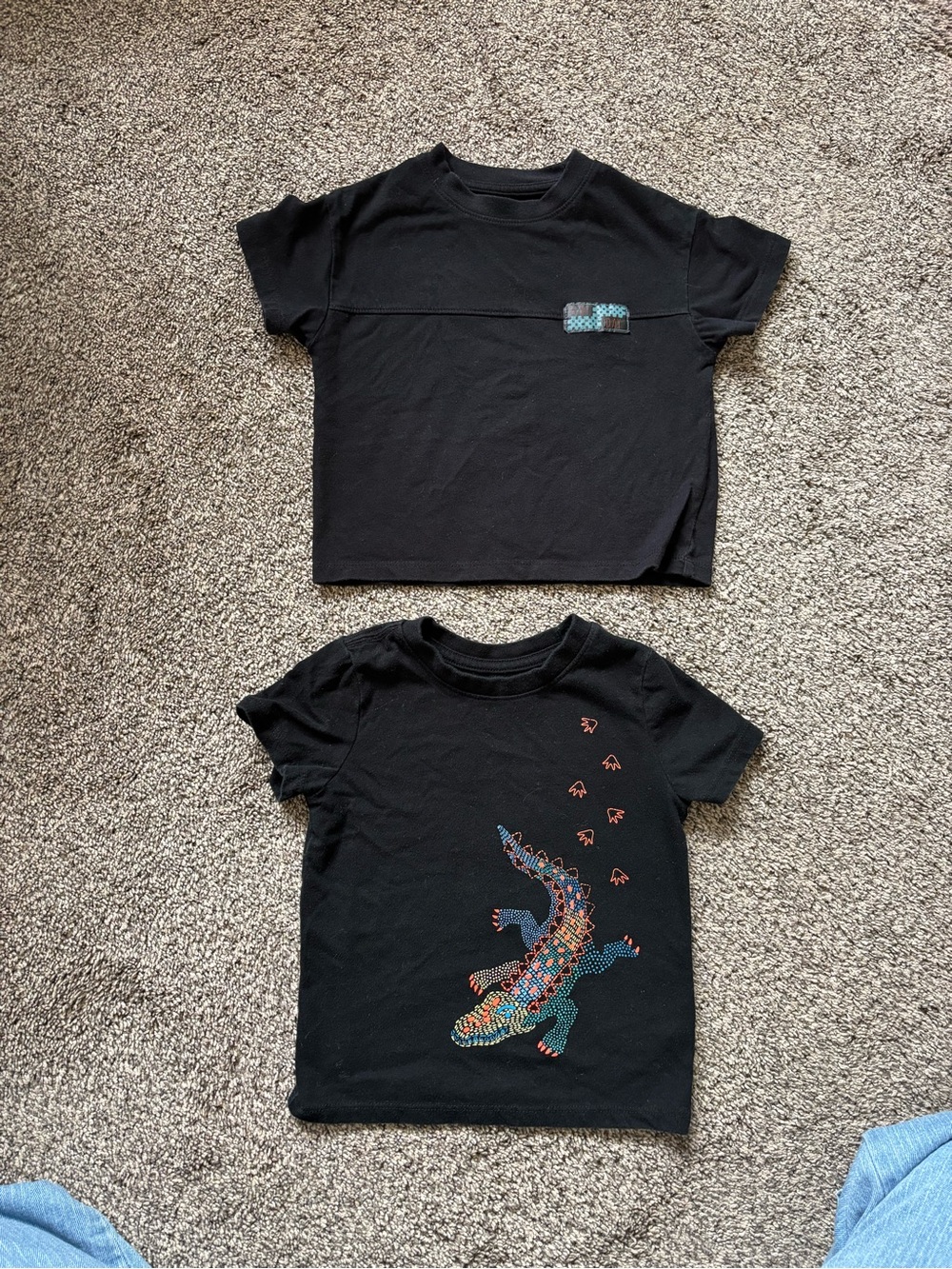 Bundle - Kids Black Short-Sleeve Tops